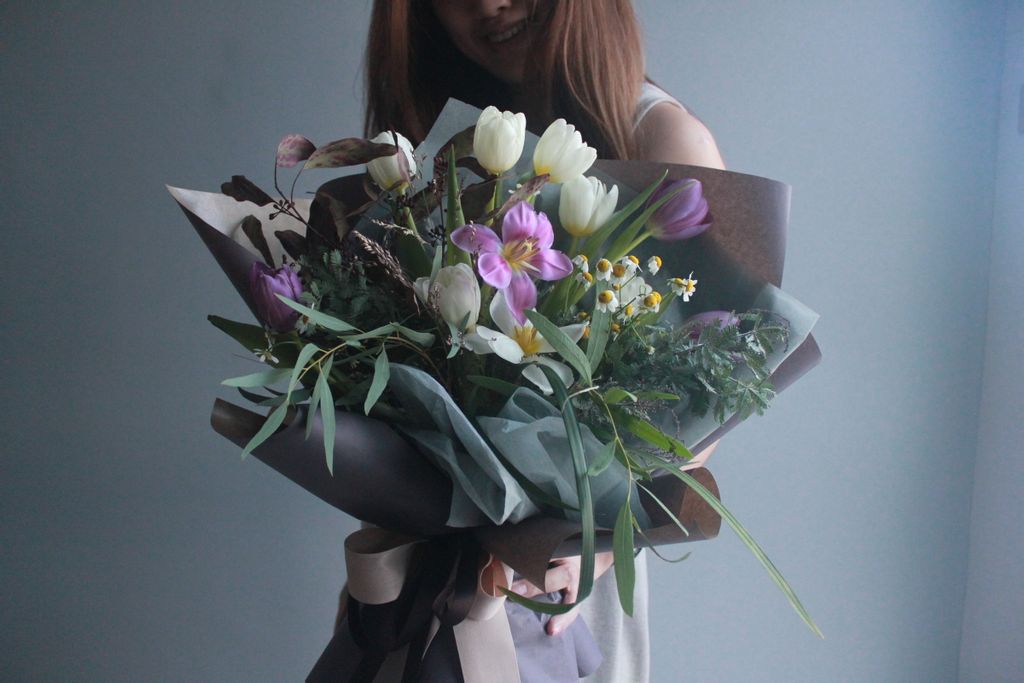 Fancy Tulips in Lilac
