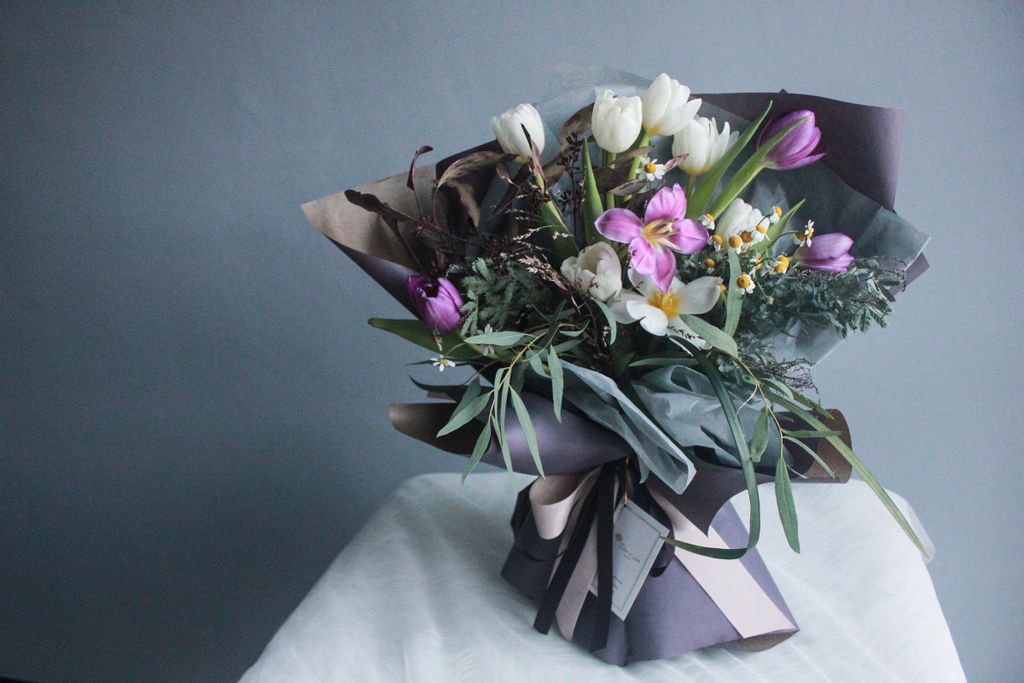 Fancy Tulips in Lilac