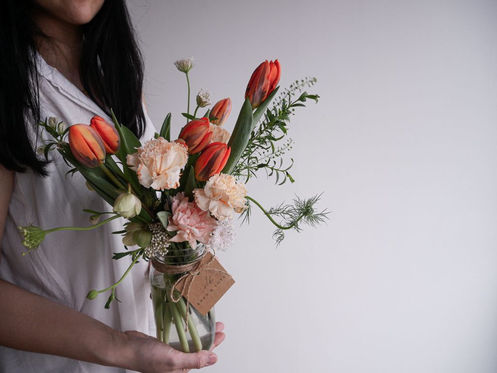 Tulips Mix in Jar