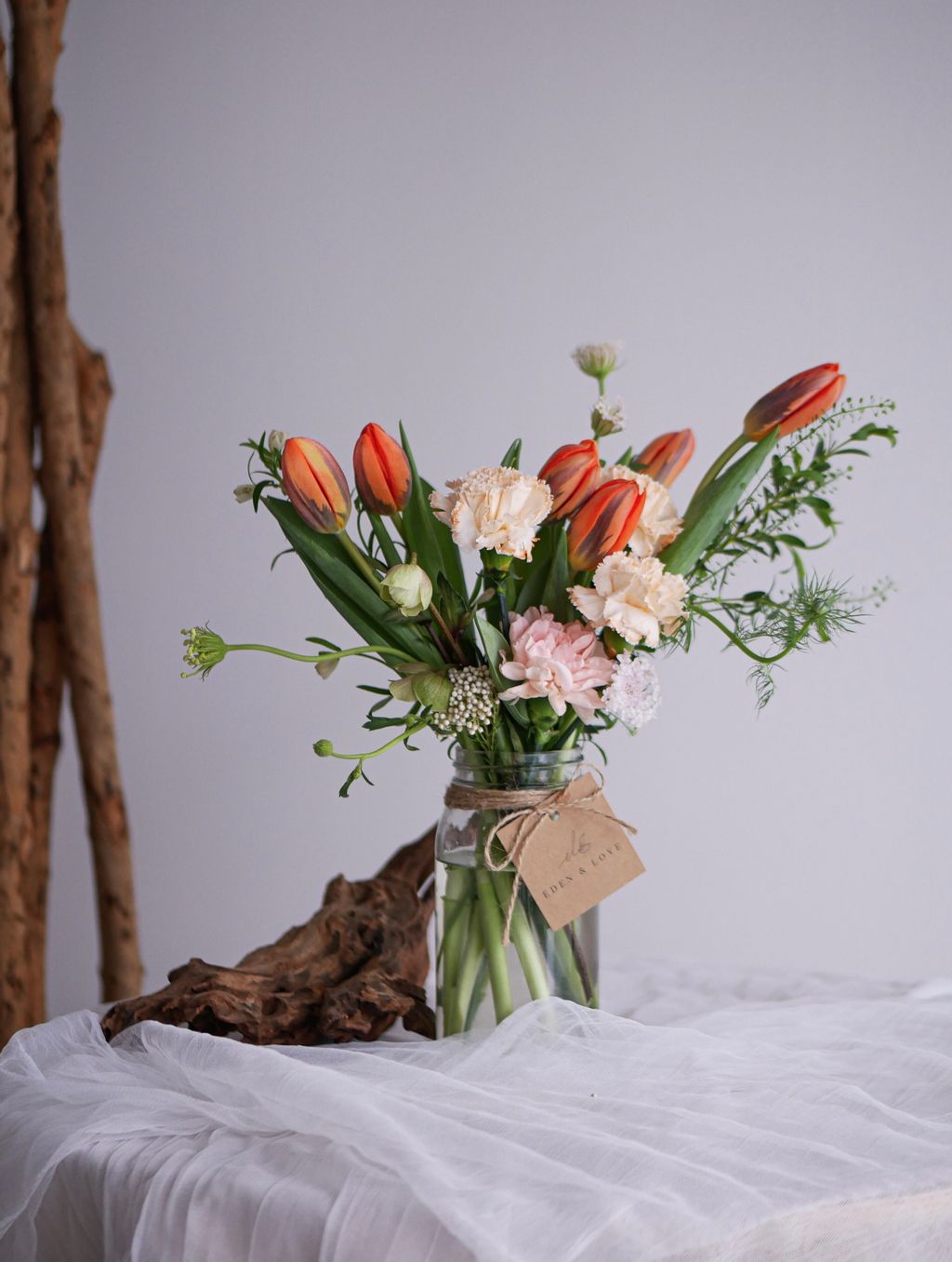 Tulips Mix in Jar
