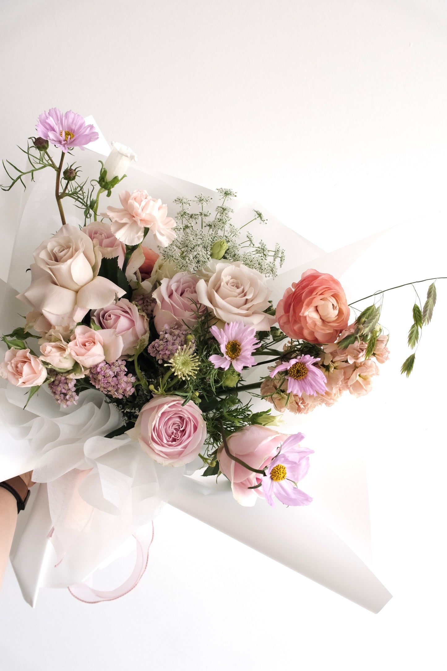 Baby pink blooms